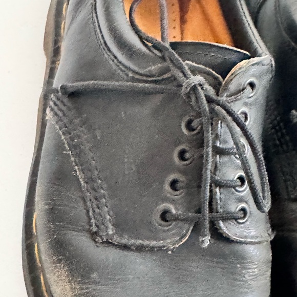 Vintage Dr. Martens Black Nappa Leather Casual Oxford Shoes 8053 Size US 10 main image 8